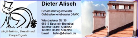 Dieter Alisch Schornsteinfegermeister